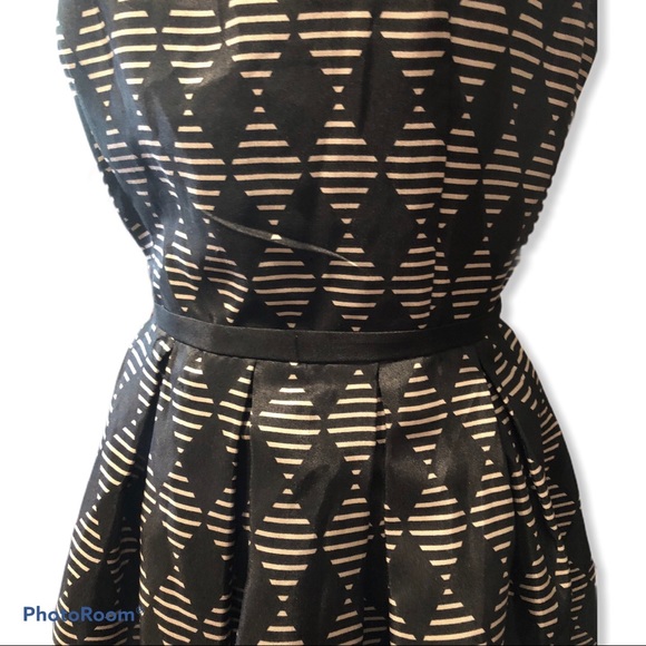 Just Taylor... Striped Triangle Print Dress 14 xl - Picture 3 of 13